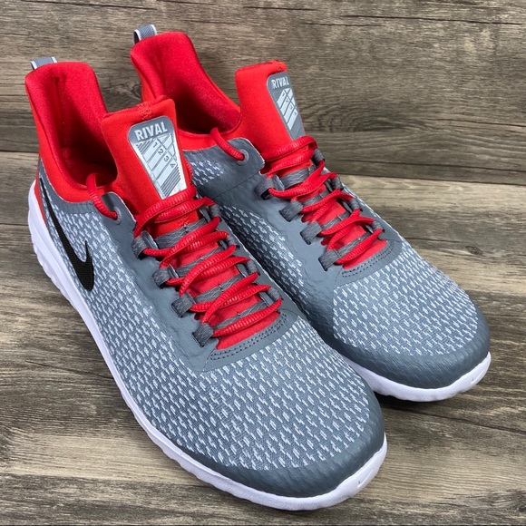 Nike Other - NWOB Nike Renew Rival ‘Cool Gray Red Orbit’ Shoes